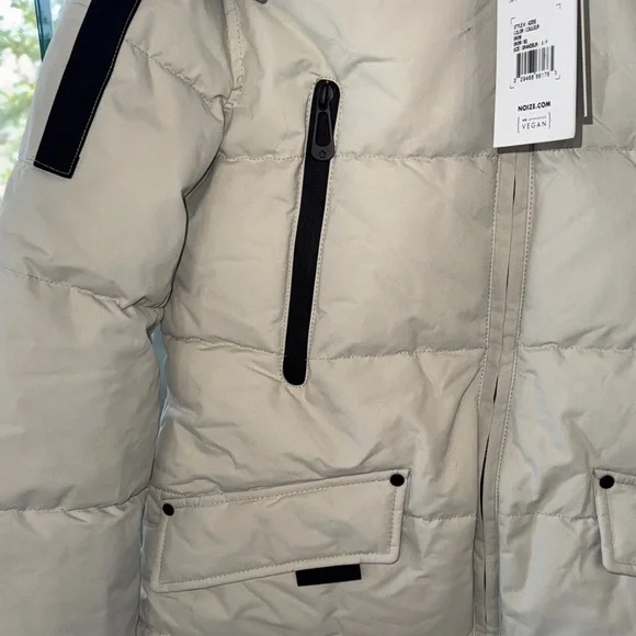 Noize Snow Puffer Jacket with Faux Fur Trim - Picture 7 of 11